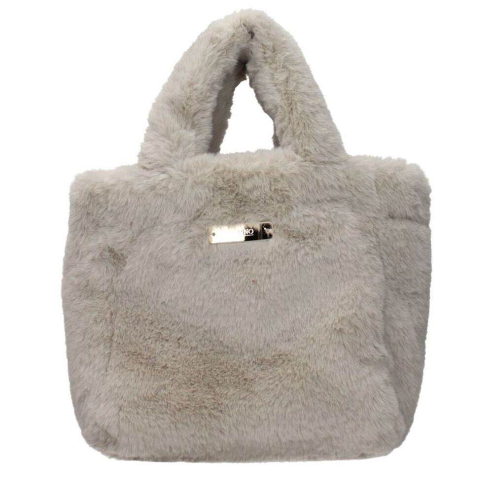 Herno Gray Fur Women's Handbag